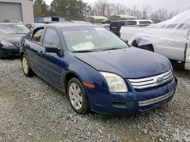 3FAHP06Z17R113167 - 2007 FORD FUSION S BLUE photo 1