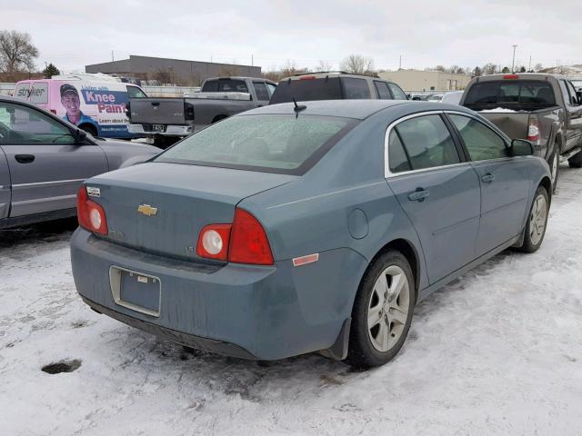 1G1ZG57B294211898 - 2009 CHEVROLET MALIBU LS BLUE photo 4