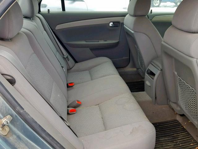 1G1ZG57B294211898 - 2009 CHEVROLET MALIBU LS BLUE photo 6