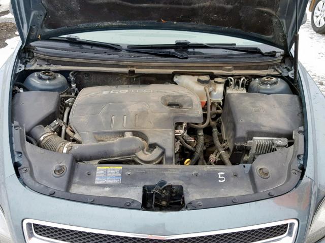 1G1ZG57B294211898 - 2009 CHEVROLET MALIBU LS BLUE photo 7