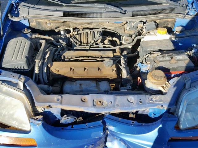 KL1TD52635B495989 - 2005 CHEVROLET AVEO BASE ლურჯი ფოტო 7