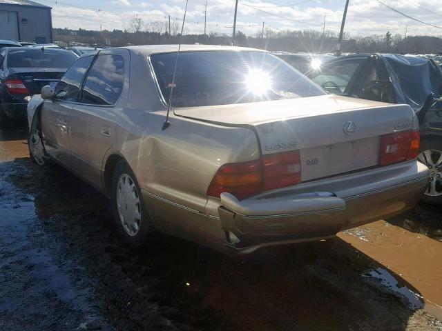 JT8BH22F2T0066440 - 1996 LEXUS LS 400 GOLD photo 3