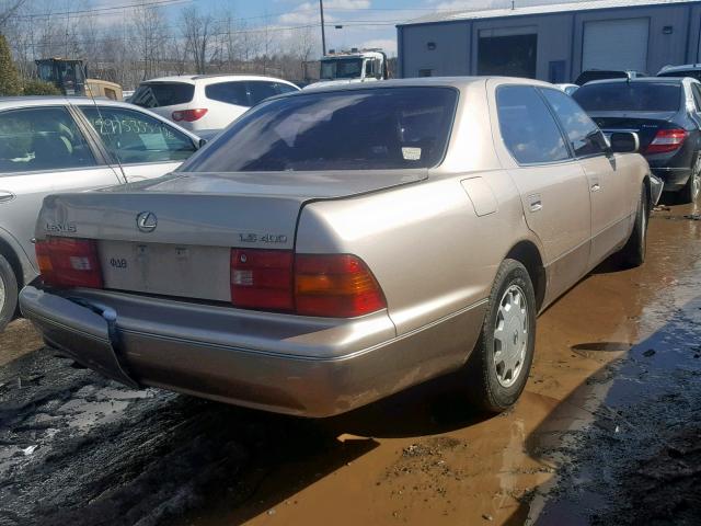 JT8BH22F2T0066440 - 1996 LEXUS LS 400 GOLD photo 4