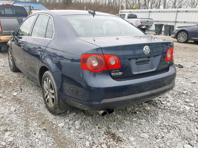 3VWDT71K56M690784 - 2006 VOLKSWAGEN JETTA TDI BLUE photo 3