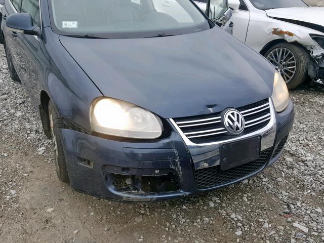 3VWDT71K56M690784 - 2006 VOLKSWAGEN JETTA TDI BLUE photo 9