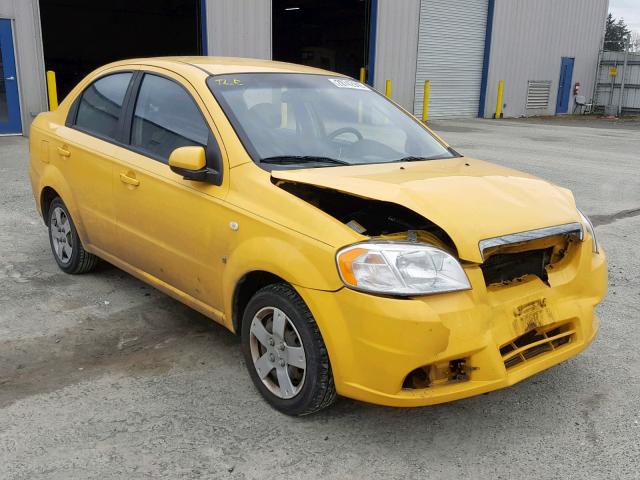 KL1TD56647B168613 - 2007 CHEVROLET AVEO BASE Сары фото 1