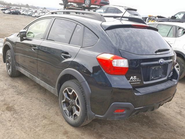 JF2GPAMC9F8220351 - 2015 SUBARU XV CROSSTR BLACK photo 3