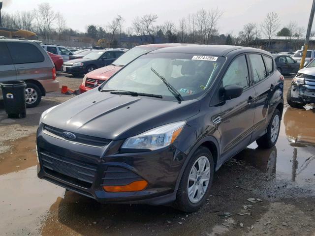 1FMCU0F71EUB91512 - 2014 FORD ESCAPE S BLACK photo 2