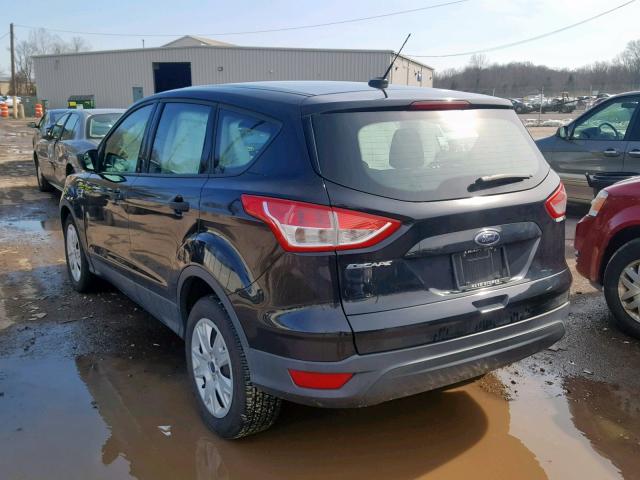 1FMCU0F71EUB91512 - 2014 FORD ESCAPE S BLACK photo 3