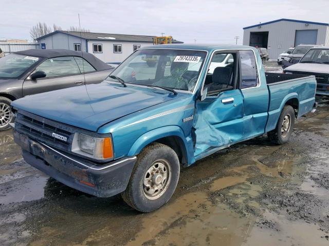 JM2UF3144P0360591 - 1993 MAZDA B2600 CAB TEAL photo 2