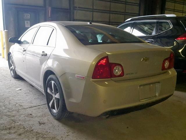 1G1ZC5E10BF210720 - 2011 CHEVROLET MALIBU 1LT 金色 照片 3