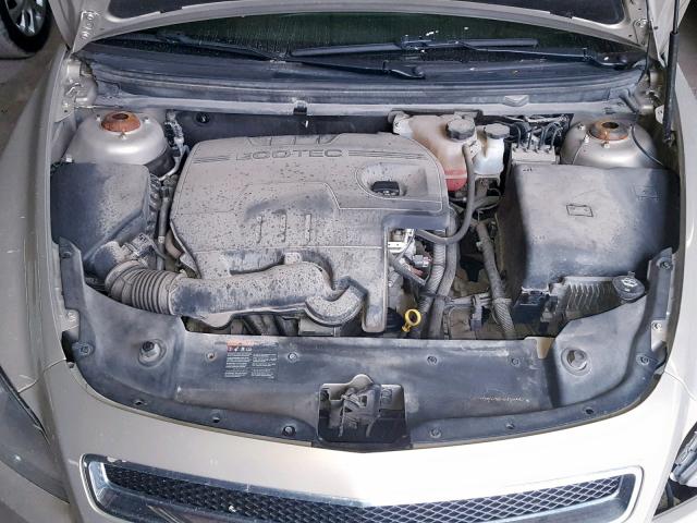 1G1ZC5E10BF210720 - 2011 CHEVROLET MALIBU 1LT 金色 照片 7