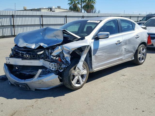 19VDE1F36EE005690 - 2014 ACURA ILX 20 SILVER photo 2