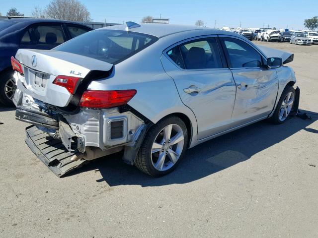 19VDE1F36EE005690 - 2014 ACURA ILX 20 SILVER photo 4