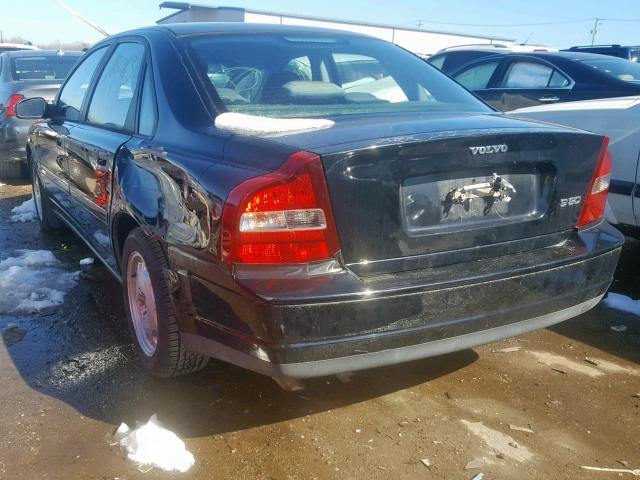 YV1TS92D431297293 - 2003 VOLVO S80 BLACK photo 3