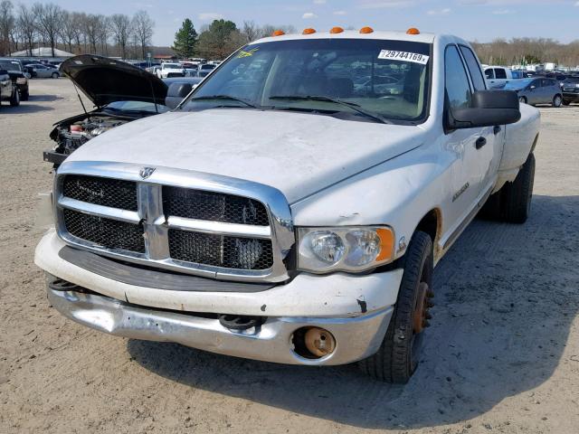 3D7MA48C04G267618 - 2004 DODGE RAM 3500 S WHITE photo 2