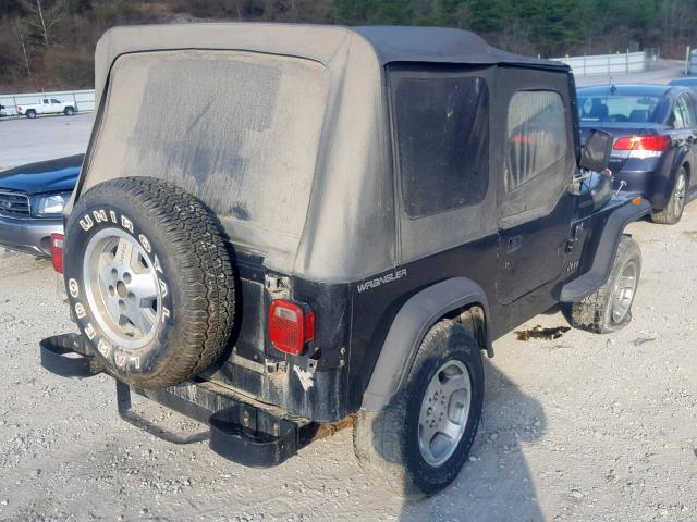 1J4FY19PXSP200347 - 1995 JEEP WRANGLER / BLACK photo 4