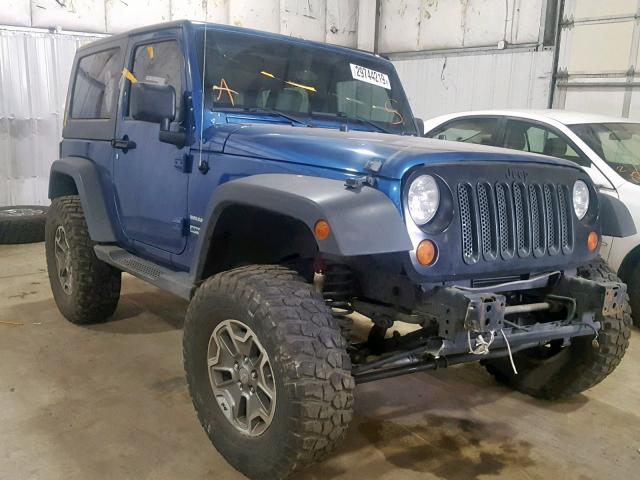 1J4AA2D14AL181579 - 2010 JEEP WRANGLER S BLUE photo 1