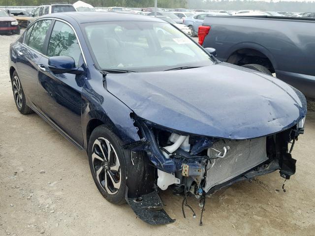 1HGCR2F83HA295873 - 2017 HONDA ACCORD EXL BLUE photo 1