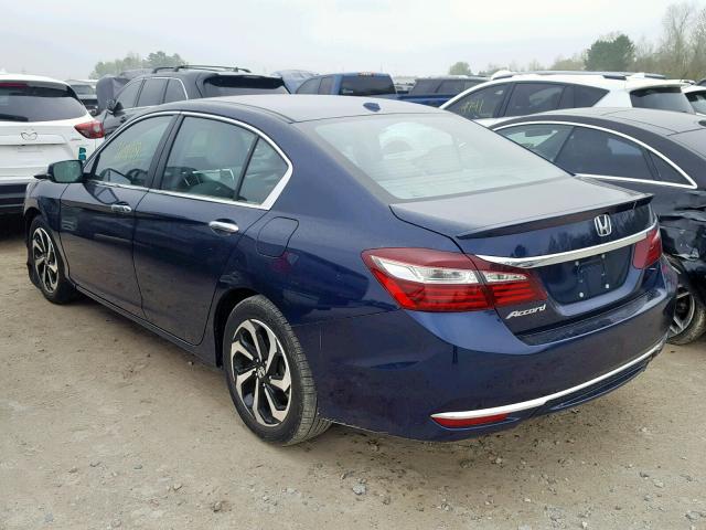 1HGCR2F83HA295873 - 2017 HONDA ACCORD EXL BLUE photo 3