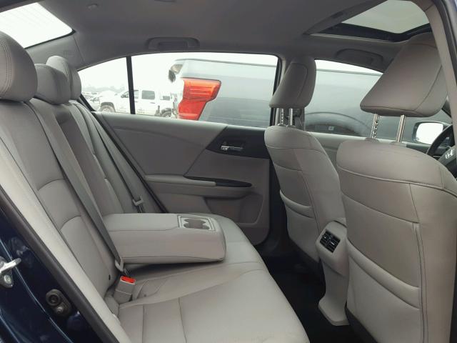 1HGCR2F83HA295873 - 2017 HONDA ACCORD EXL BLUE photo 6