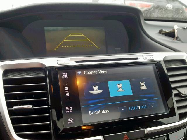 1HGCR2F83HA295873 - 2017 HONDA ACCORD EXL BLUE photo 9