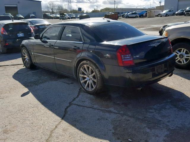 2C3LA73W56H258171 - 2006 CHRYSLER 300C SRT-8 BLACK photo 3