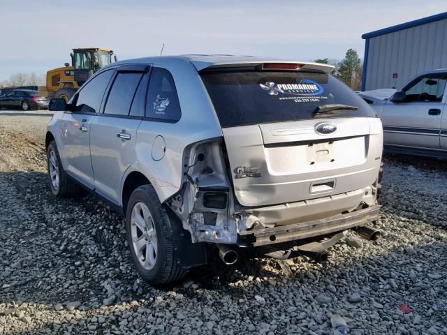 2FMDK3JCXBBB58557 - 2011 FORD EDGE SEL GRAY photo 3