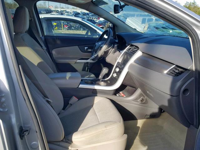 2FMDK3JCXBBB58557 - 2011 FORD EDGE SEL GRAY photo 5