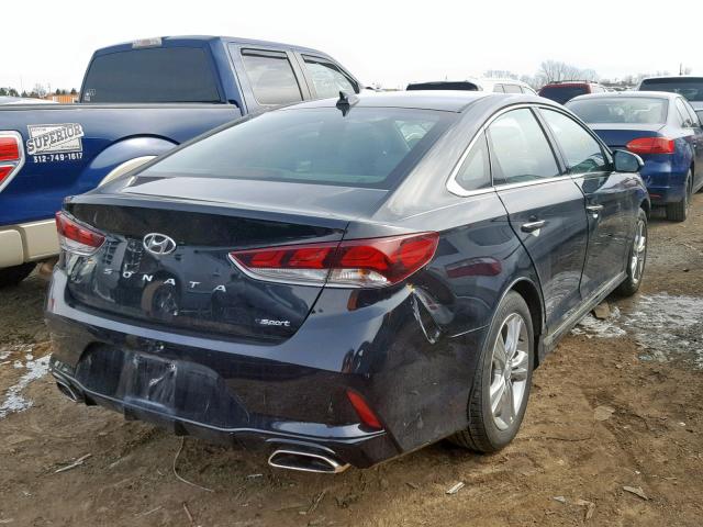 5NPE34AF5JH653631 - 2018 HYUNDAI SONATA SPO BLACK photo 4