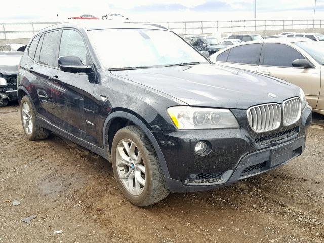 5UXWX7C57BL732826 - 2011 BMW X3 XDRIVE3 BLACK photo 1