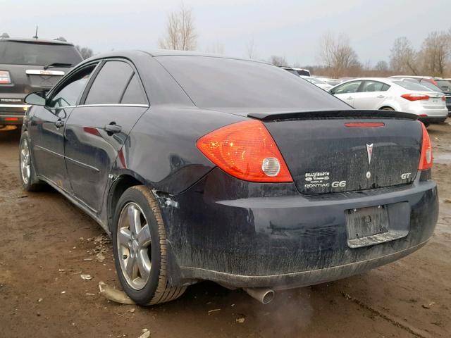 1G2ZH57N384186804 - 2008 PONTIAC G6 GT BLACK photo 3