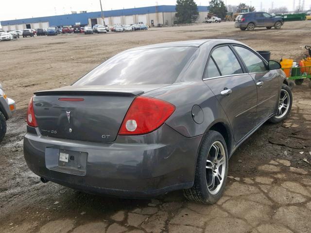 1G2ZH558764108049 - 2006 PONTIAC G6 GT GRAY photo 4