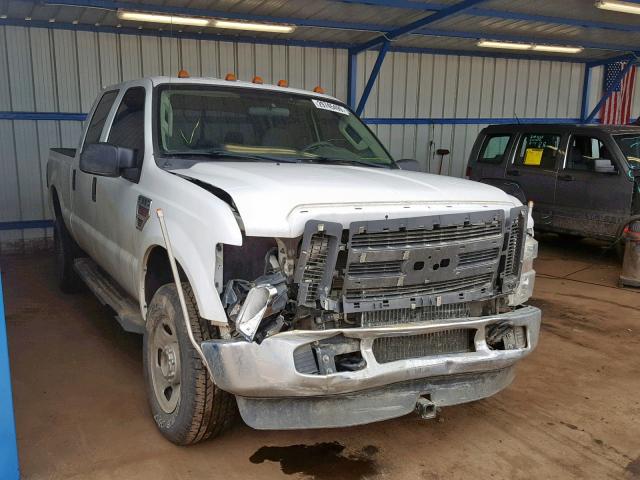 1FTWW31R18ED82271 - 2008 FORD F350 SRW S WHITE photo 1