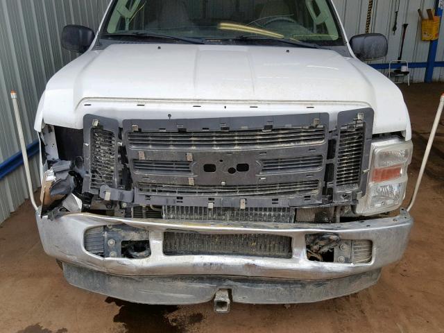 1FTWW31R18ED82271 - 2008 FORD F350 SRW S WHITE photo 7