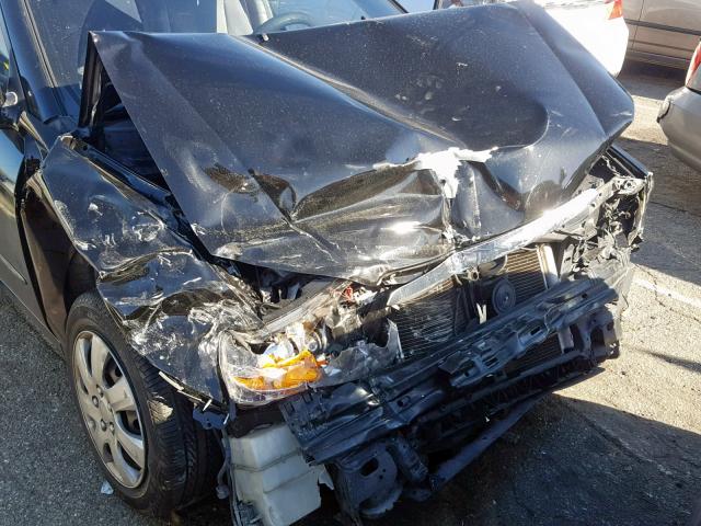 KNAFE121375399522 - 2007 KIA SPECTRA EX BLACK photo 7