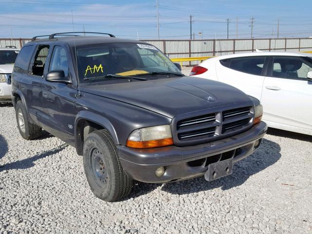 1B4HR38N02F112949 - 2002 DODGE DURANGO SP GRAY photo 1