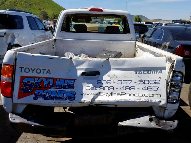 5TEPM62N64Z434993 - 2004 TOYOTA TACOMA WHITE photo 9