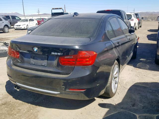 WBA3C1C58CF430262 - 2012 BMW 328 I SULE BLACK photo 4