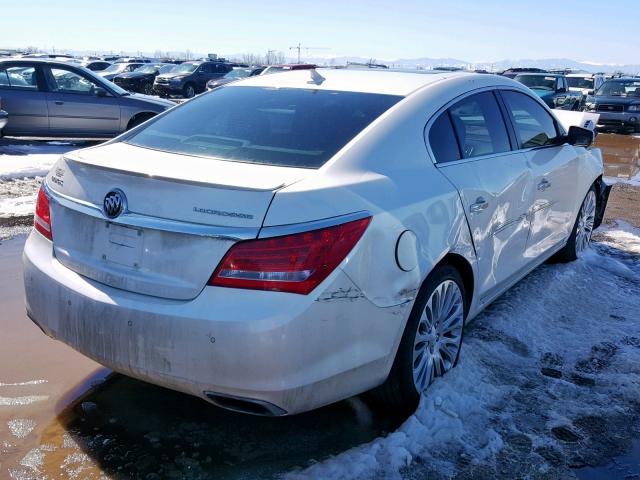 1G4GF5G36EF174116 - 2014 BUICK LACROSSE T WHITE photo 4