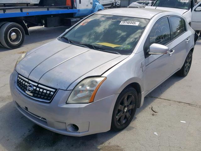 3N1AB61E68L764710 - 2008 NISSAN SENTRA 2.0 SILVER photo 2