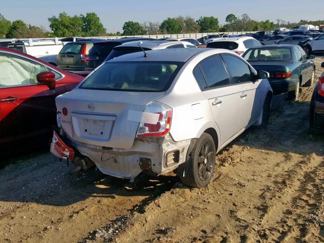 3N1AB61E68L764710 - 2008 NISSAN SENTRA 2.0 SILVER photo 4