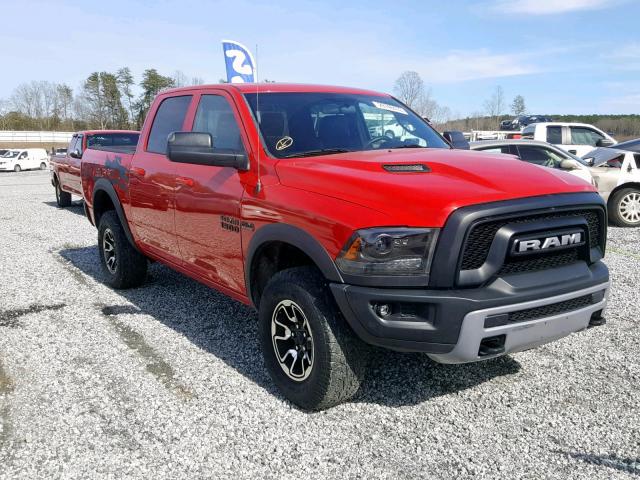 1C6RR7YT4GS178584 - 2016 RAM 1500 REBEL წითელი ფოტო 1
