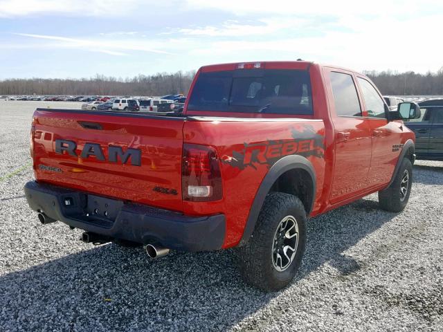 1C6RR7YT4GS178584 - 2016 RAM 1500 REBEL RED photo 4