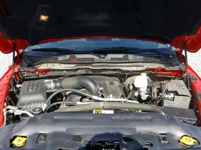 1C6RR7YT4GS178584 - 2016 RAM 1500 REBEL წითელი ფოტო 7