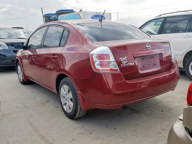 3N1AB61E68L615763 - 2008 NISSAN SENTRA 2.0 RED photo 3