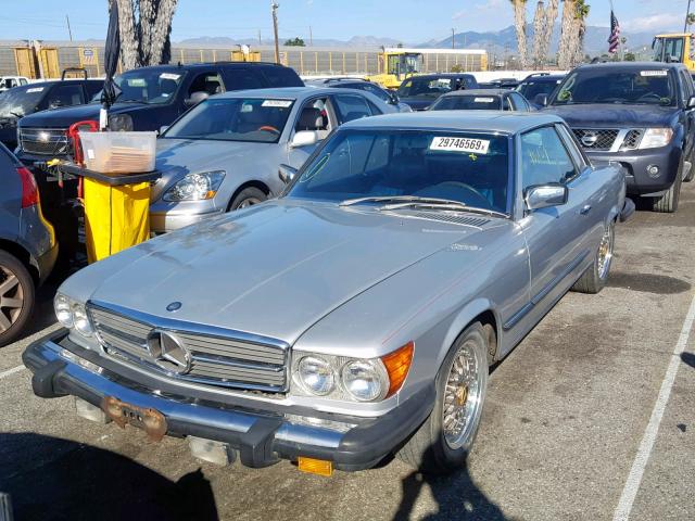 WDBBA25A9BB002127 - 1981 MERCEDES-BENZ 380 SLC SILVER photo 2