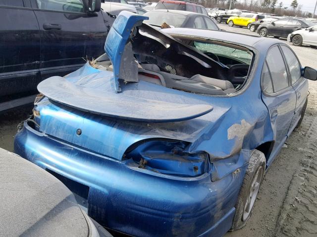 1G2WP52K7XF222998 - 1999 PONTIAC GRAND PRIX TEAL photo 4