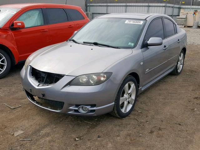 JM1BK323751266080 - 2005 MAZDA 3 S GRAY photo 2