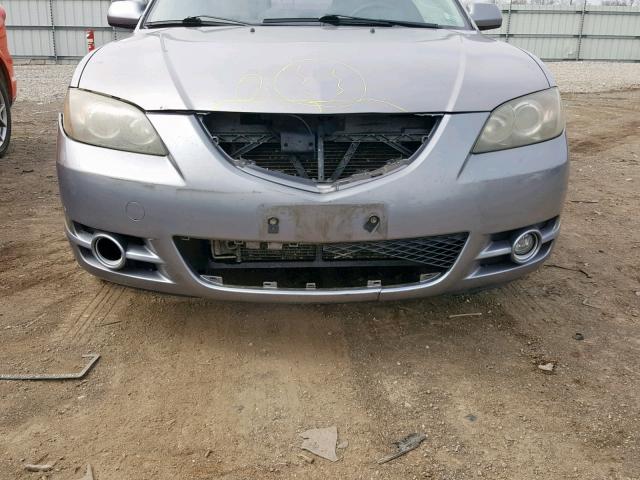 JM1BK323751266080 - 2005 MAZDA 3 S GRAY photo 9